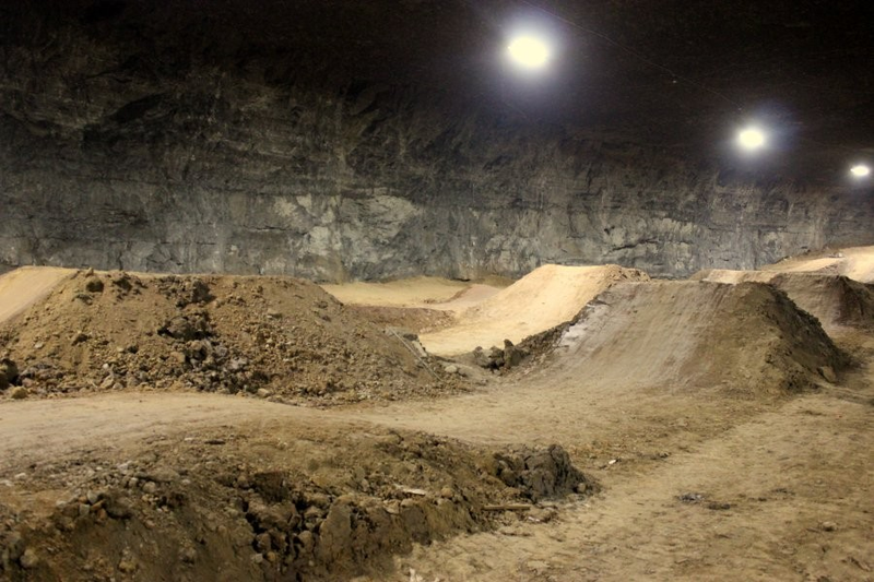 Illustration for article titled This Huge BMX Park Is Hidden 100 Feet Underground In an Abandoned MineĀ
